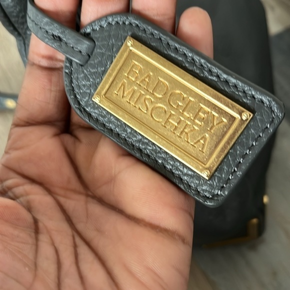 Linda Leather Bucket Backpack Charcoal - Picture 7 of 9